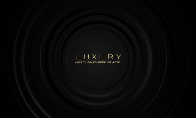 Abstract black lines luxury design modern creative background vector