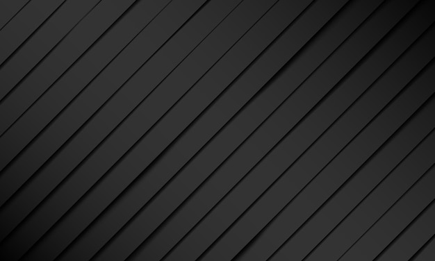 Vettore di consistenza di linee nere astratte, ombra e barra su sfondo grigio