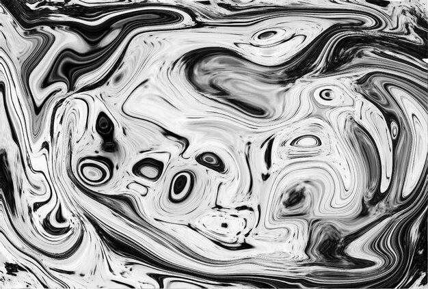 ベクトル 抽象的な黒い液体大理石の背景