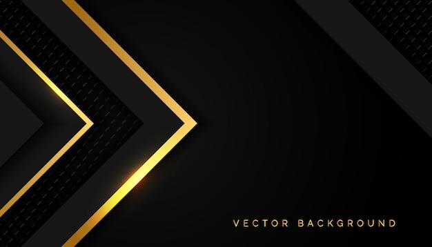 abstract black luxury gradient overlap background abstract modern black and gold geometric backdrop