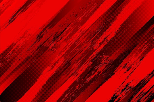 Vector abstract black and red dirty grunge background