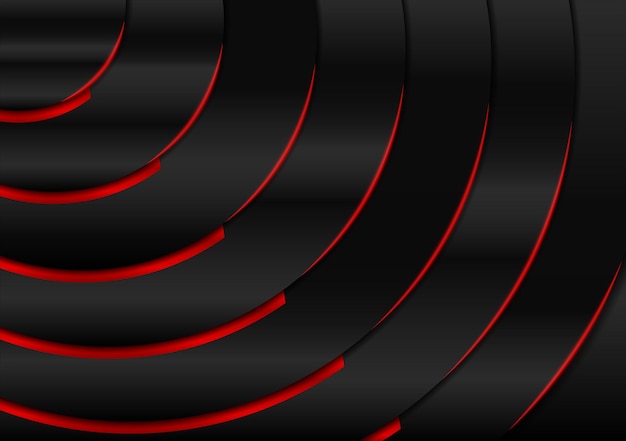 Abstract black and red metal background for business template design and wallpaper purpose