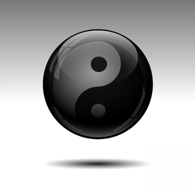 Abstract black sphere. Vector illustration