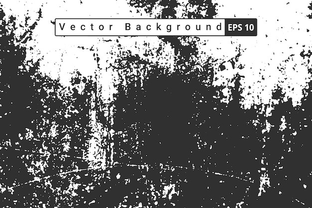 Abstract Black stamp distress rough vector background Black grunge texture for background