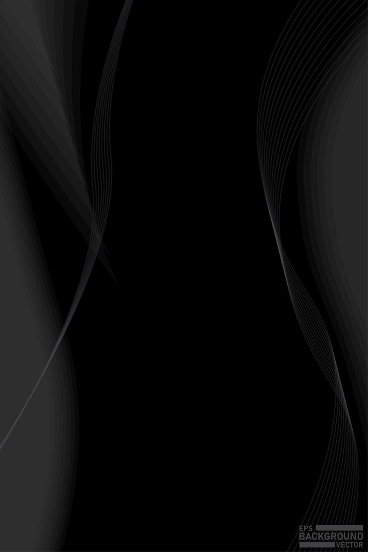 Vector 추상적인 블랙 웨이브 배경