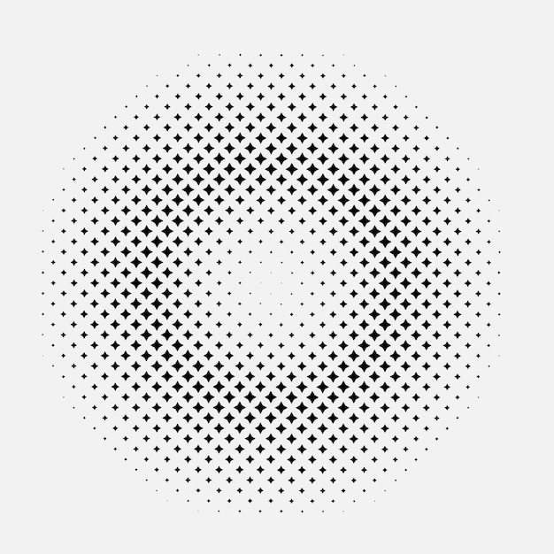 Abstract black wavy grunge halftone with white background