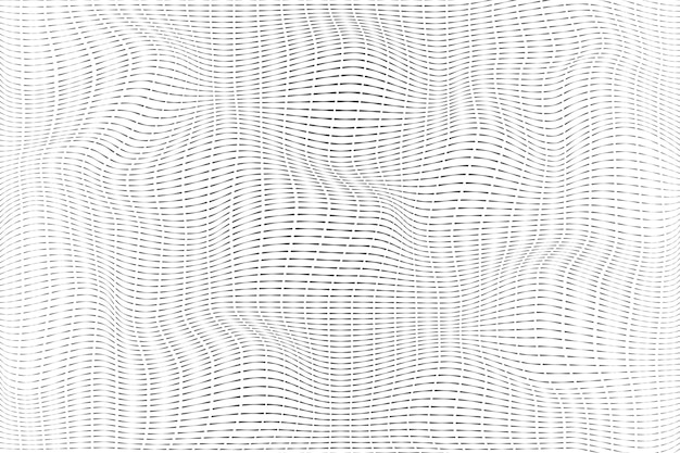 abstract of black and white background op art business stripe line wave pattern on texture