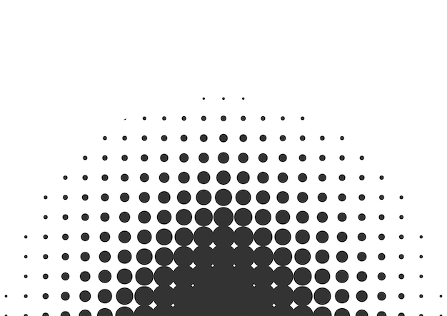 Abstract black and white dots halftone background, Halftone background design