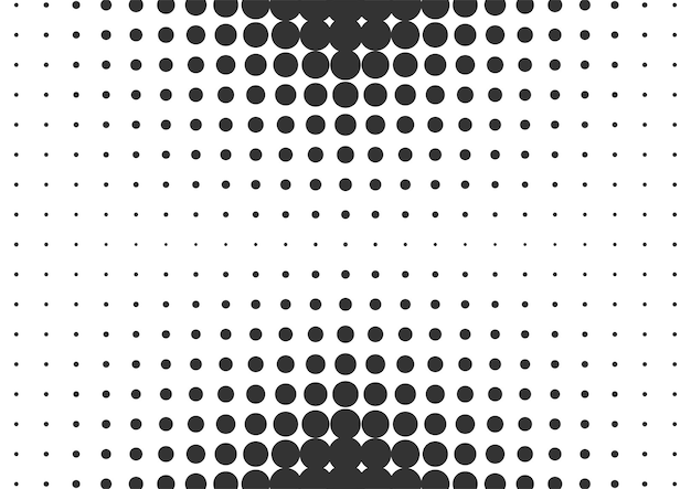 Abstract black and white dots halftone background, Halftone background design