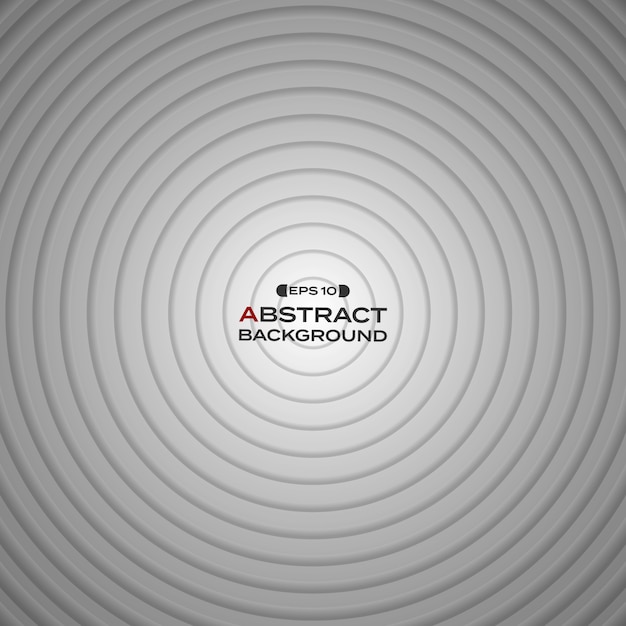 Abstract black white gradient circle background.