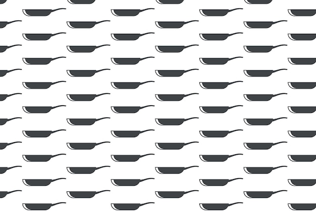 Abstract black and white pan logo pattern free vector