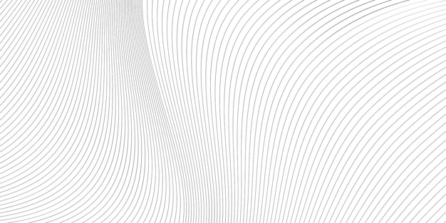 Abstract black and white wave background