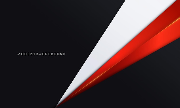 Abstract black and white with red background