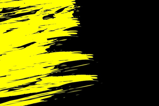 Abstract black and yellow grunge background