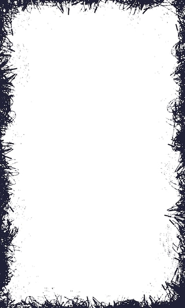 抽象的な空白の境界背景 手描きのグランジのブラッシュストローク