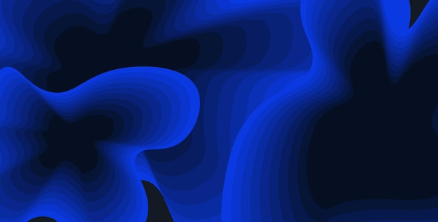 Abstract blauw met overlappende wazige golvende vorm textuur moderne futuristische achtergrond eps10 vector