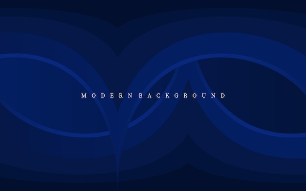 Abstract blauwe curve achtergrond Moderne blauwe vector achtergrond Geometrisch achtergrondontwerp