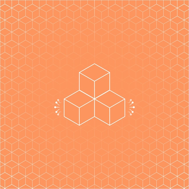 Abstract Blockchain and Crypto Technology Pattern Design for Web3 Business Networking and Bitcoin
