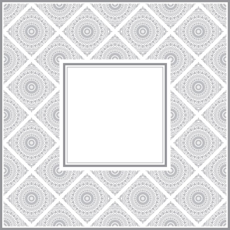 Abstract bloemen decoratief naadloos patroonkader