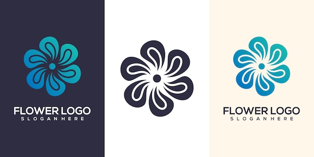 abstract bloemlogo