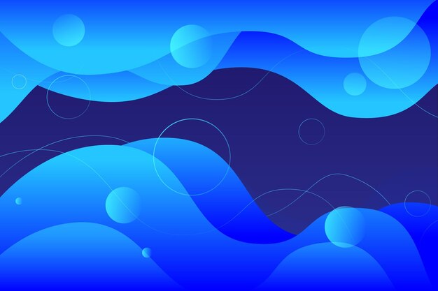 Vector abstract blue background gradient style