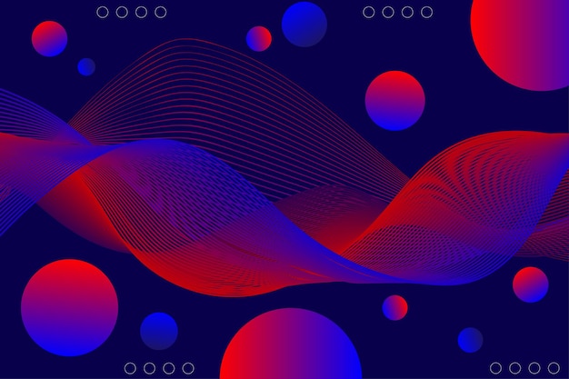 Abstract Blue Background Gradient Style