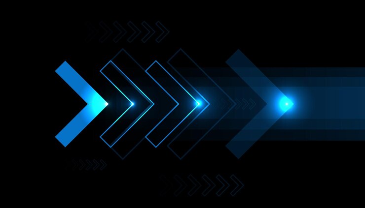 Vector abstract blue background technology and hitech concept vector illustration