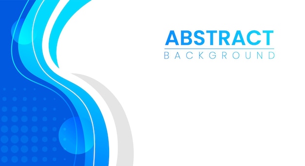 abstract blue background vector design abstract Simple Minimal dynamic curve blue gradient color