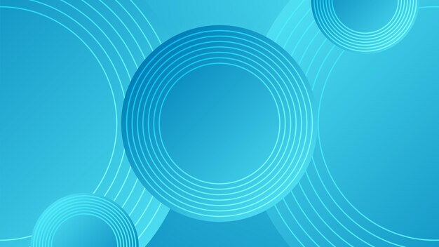 abstract blue background with circles