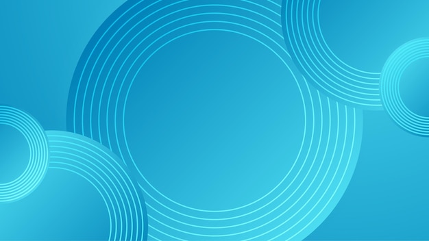 abstract blue background with circles