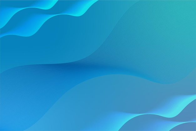 Abstract blue background with dynamic curve lines