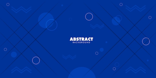 Abstract blue background with dynamic shapes