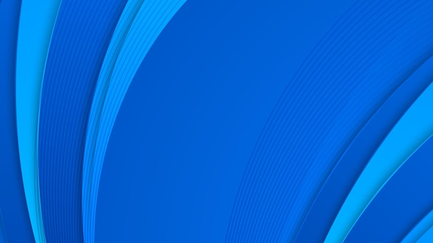 Abstract blue background with geometric shapes decoration  