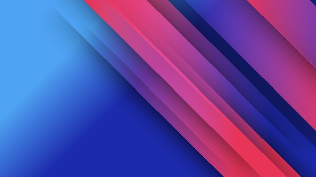 Abstract blue background with pink orange yellow neon gradient vector illustration