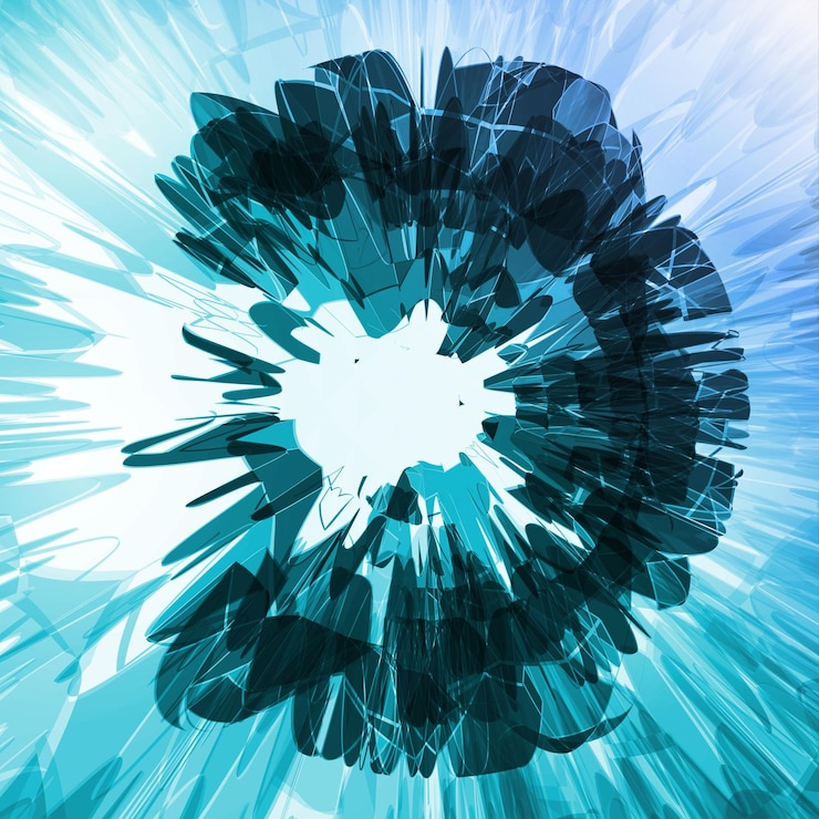 Vector abstract blue background