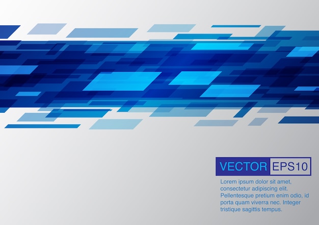 Vector abstract blue background