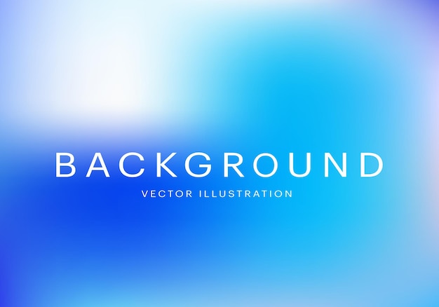 Abstract blue blurred gradient mesh background graphic color backdrop modern banner vector