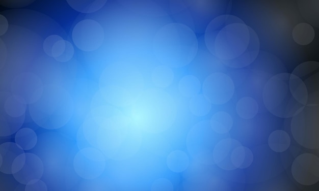 Abstract blue bokeh background vector illustration