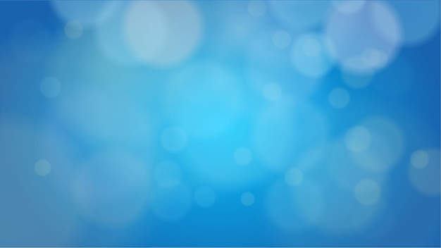 Abstract Blue bokeh light background