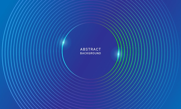 Abstract blue circle background