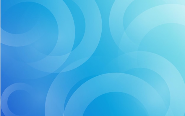 Abstract blue circle shape background vector