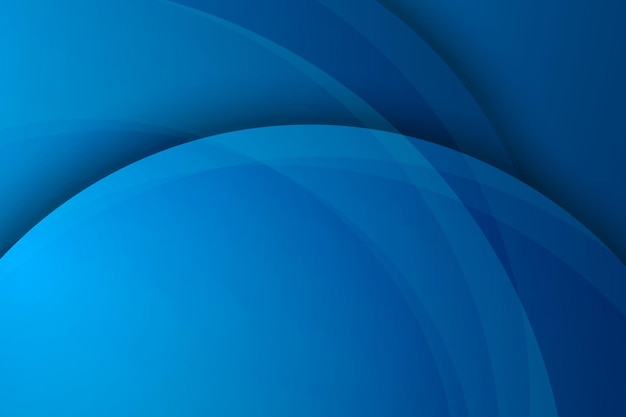 Abstract blue circular overlap layer background