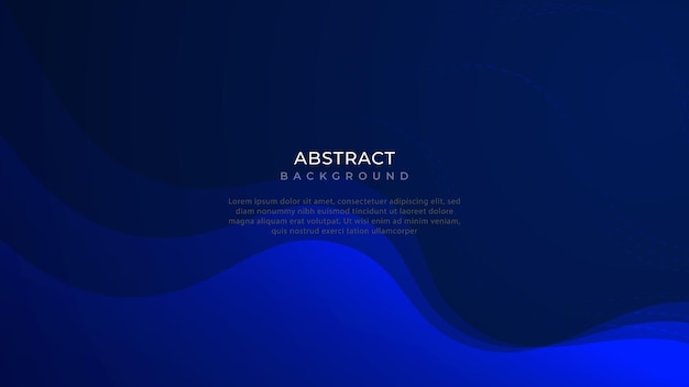 Vector abstract blue color background dynamic