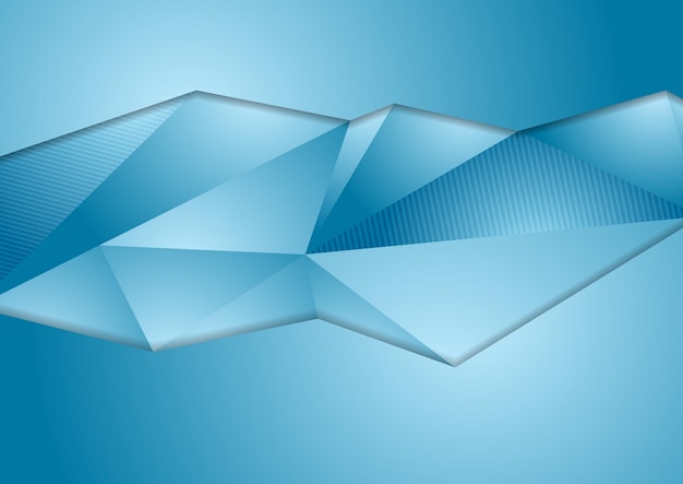 Abstract blue corporate polygonal background