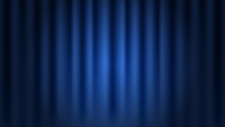 Vector abstract blue curtains