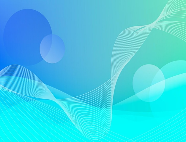 Abstract Blue and Cyan Background Design