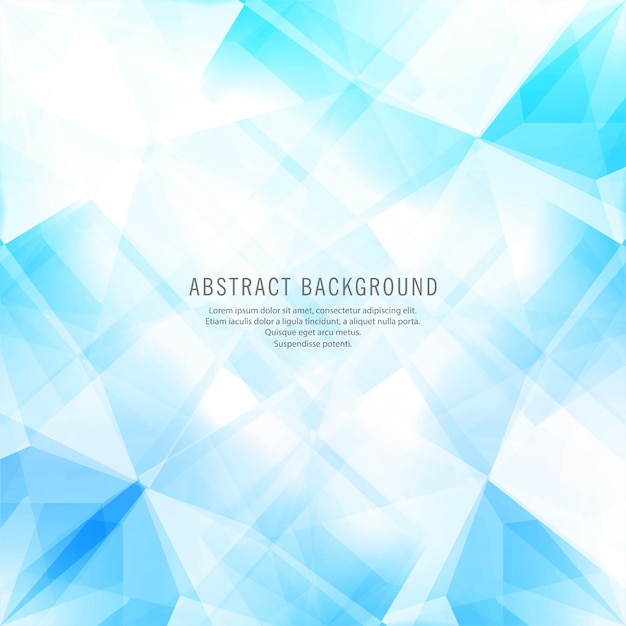 Abstract blue geometric polygon background