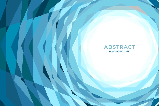 Abstract blue geometric shapes background Free Vector