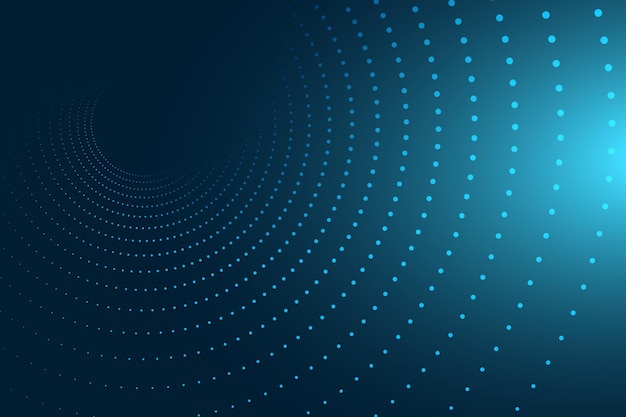 abstract blue glowing geometric lines dots background modern shiny blue dots pattern digital