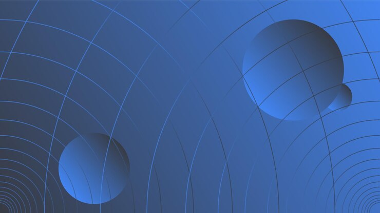 Vector abstract blue gradient background